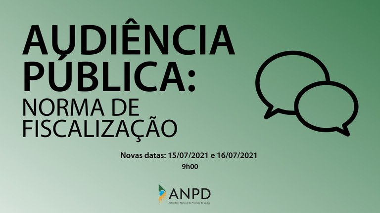 Nova data audiência pública