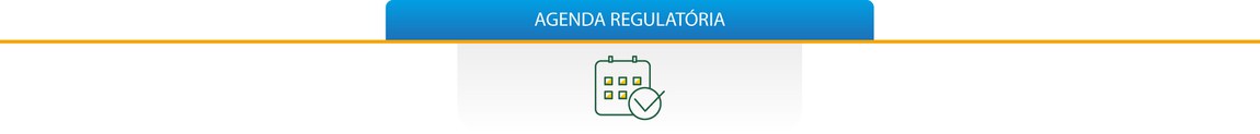 Título escrito "Agenda Regulatória"