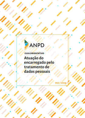 Capa - Guia - atuação do encarregado pelo tratamento de dados pessoais