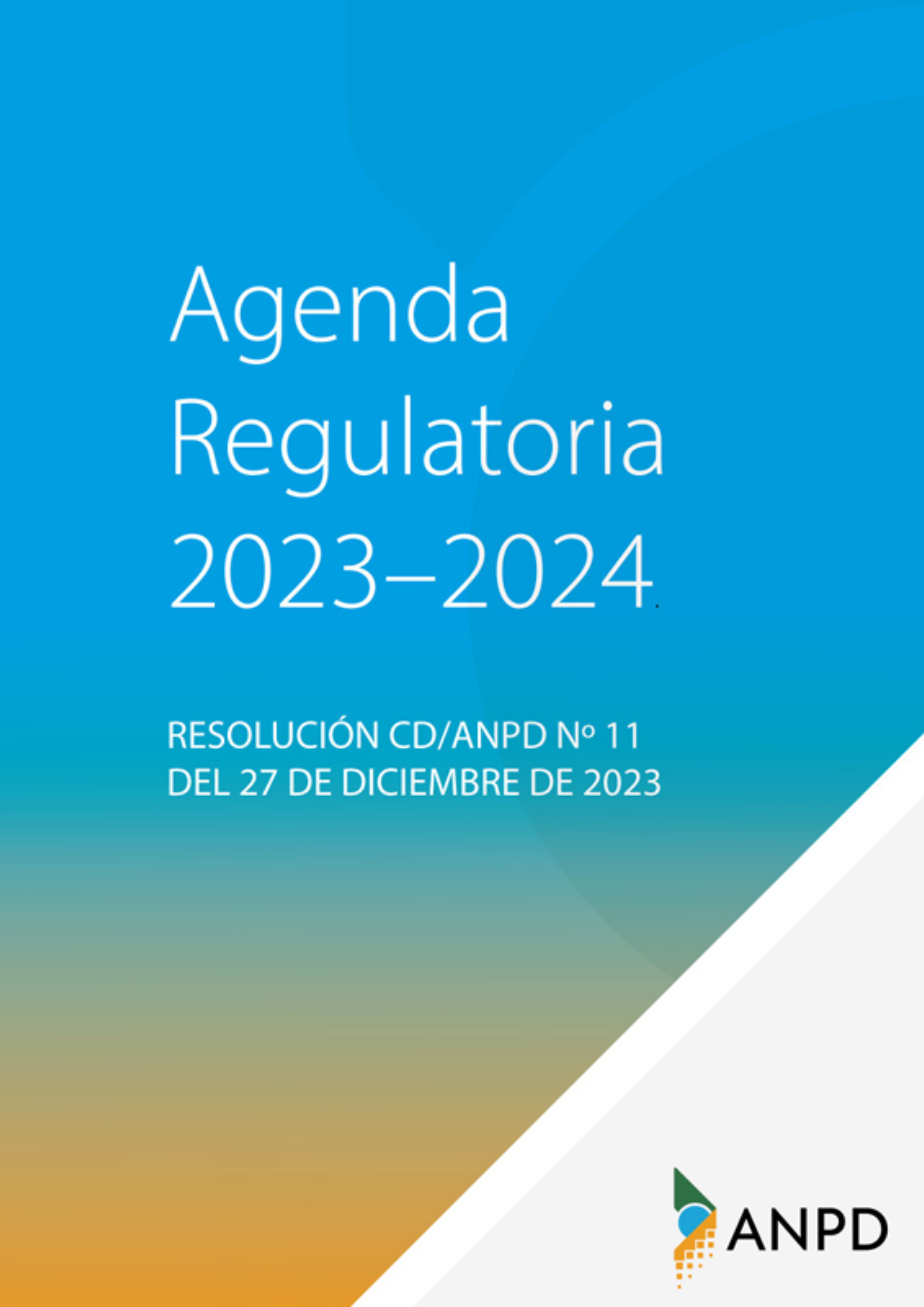 Agenda Regulatória 2023-2024 em língua espanhola