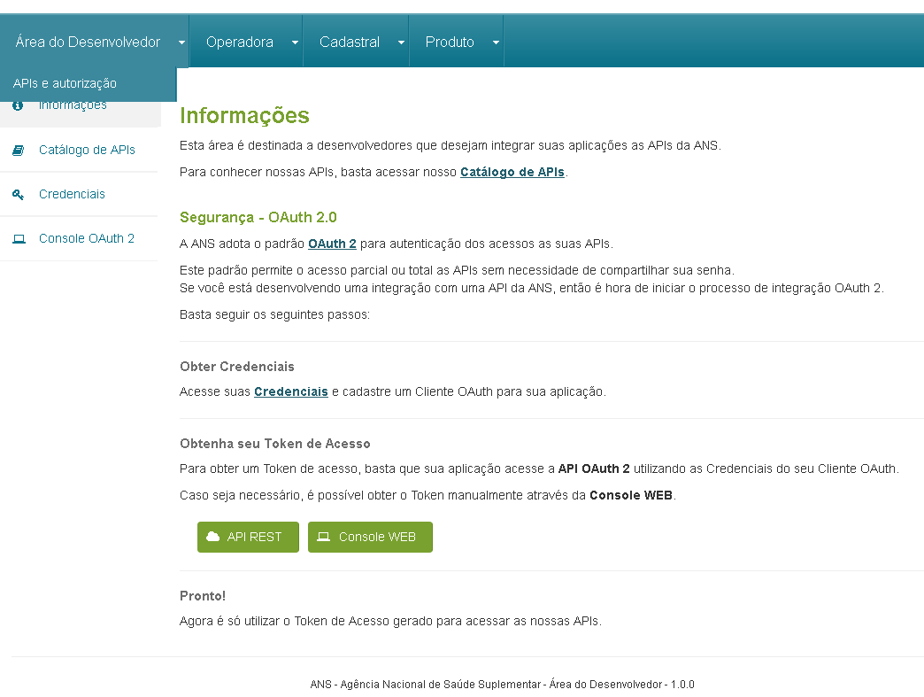oauth acessando o cadastro de cliente