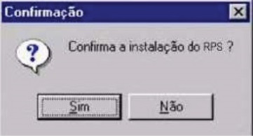 Tela de confirmação