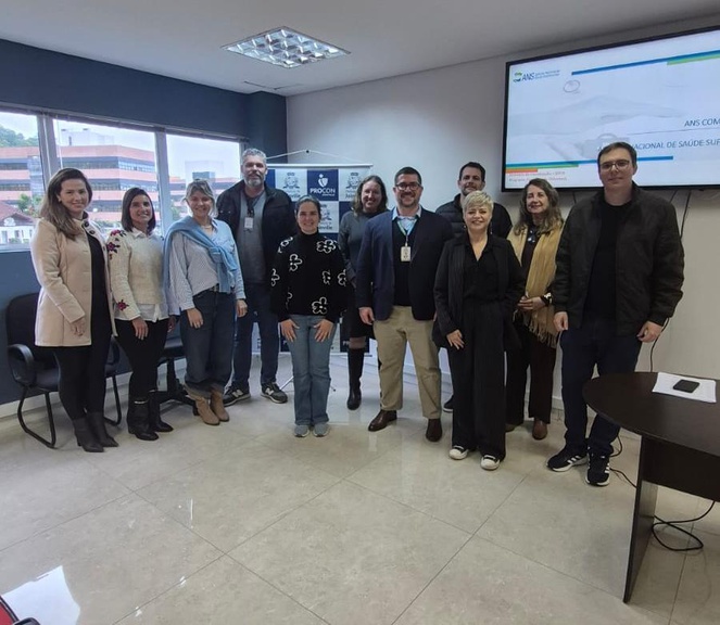 ANS com Você em Joinville, que contou com a participação dos servidores do Núcleo do Paraná