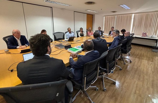 Representantes da Unimed do Brasil em reunião com a ANS, no Rio de Janeiro