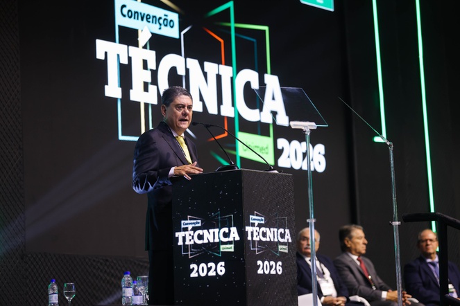 Diretor-presidente da ANS, Wadih Damous, em sua fala na abertura da 2ª Convenção Técnica Unimed.