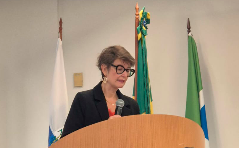 Lorena Pozzo, diretora da ANSN, durante sua fala no COGEMMEV