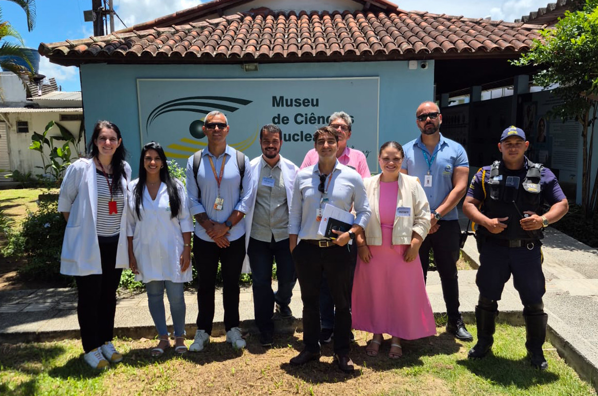 Após a inspeção, os servidores da ANSN foram convidados a conhecer o Museu de Ciências Nucleares do DEN/UFPE, o único museu do País dedicado exclusivamente à área radiológica e nuclear.