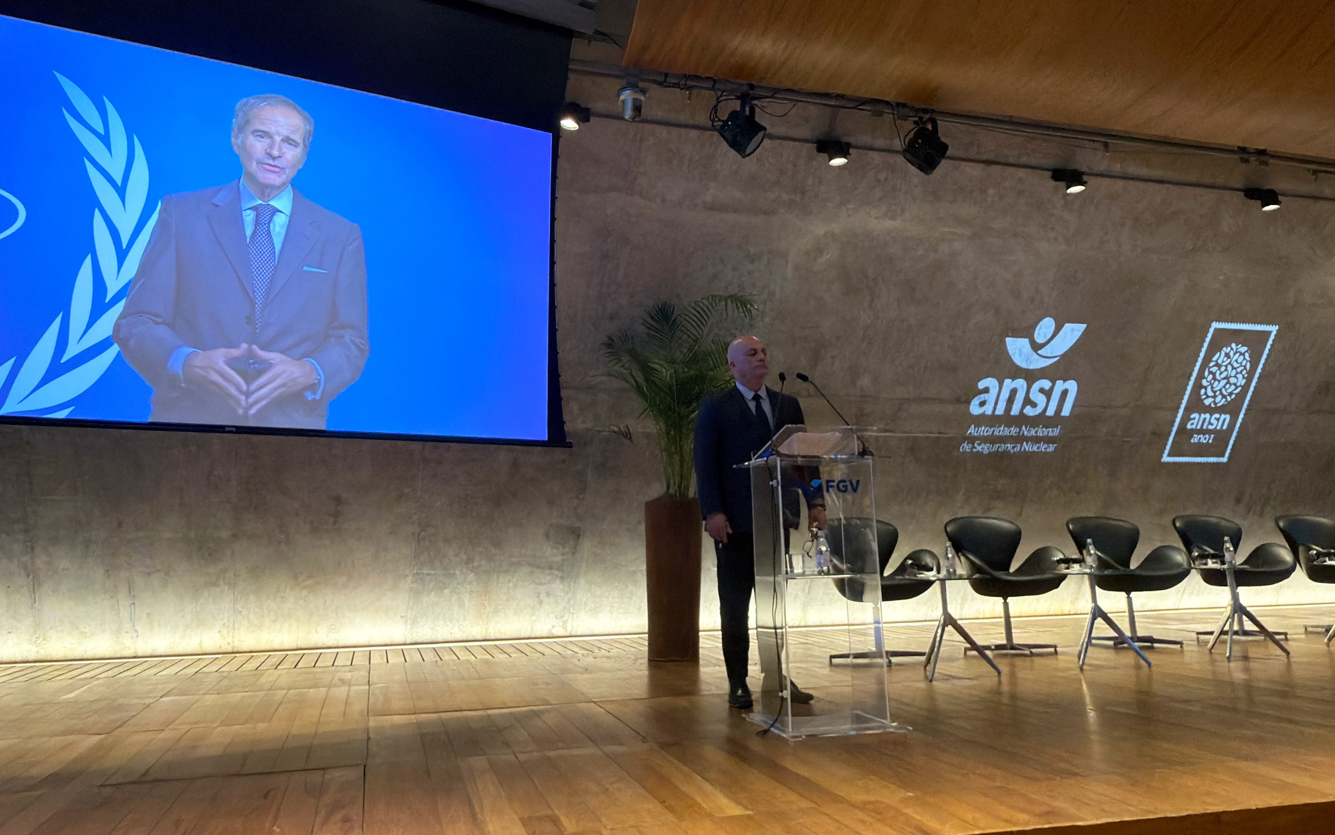 Rafael Grossi  destacou o interesse do Brasil em participar do movimento pela expansão da área nuclear em nível global. (Ana Paula Artaxo/ANSN)