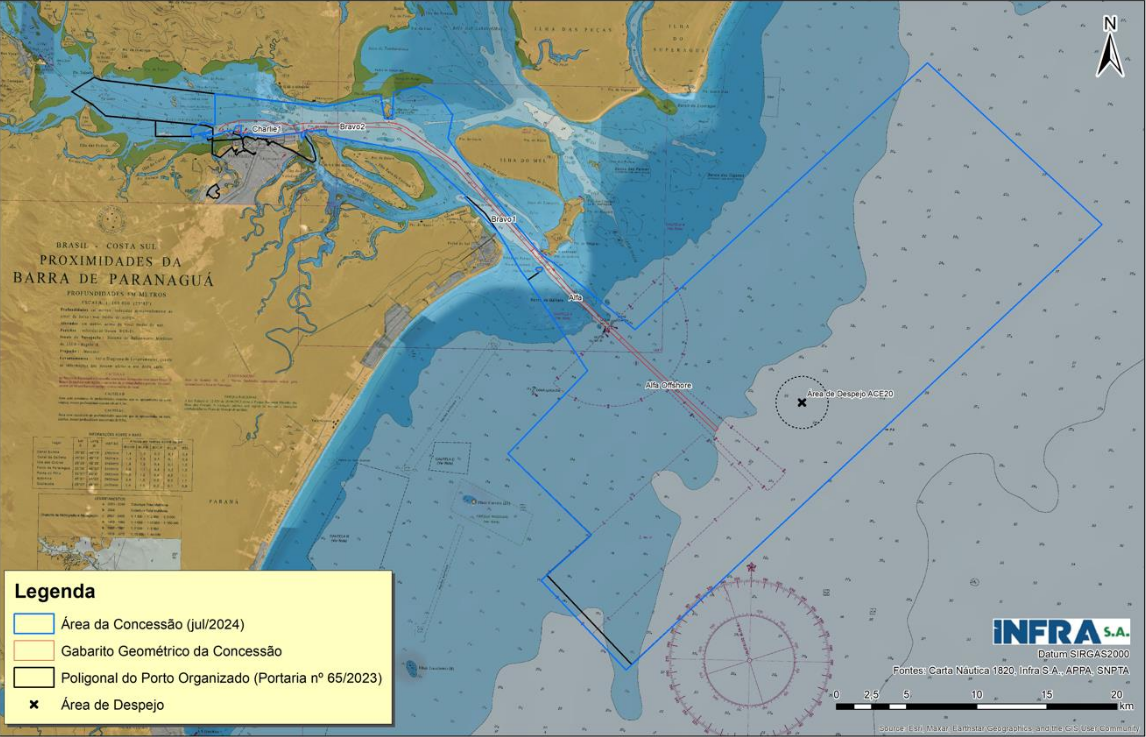Foto Concessão Canal Paranaguá