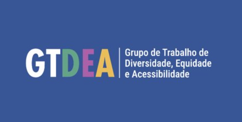 Logotipo do GTDEA — Grupo de Trabalho de Diversidade, Equidade e Acessibilidade