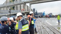 ANTAQ, em conjunto com a ANTT, realiza fiscalização da ferrovia do Porto de Santos