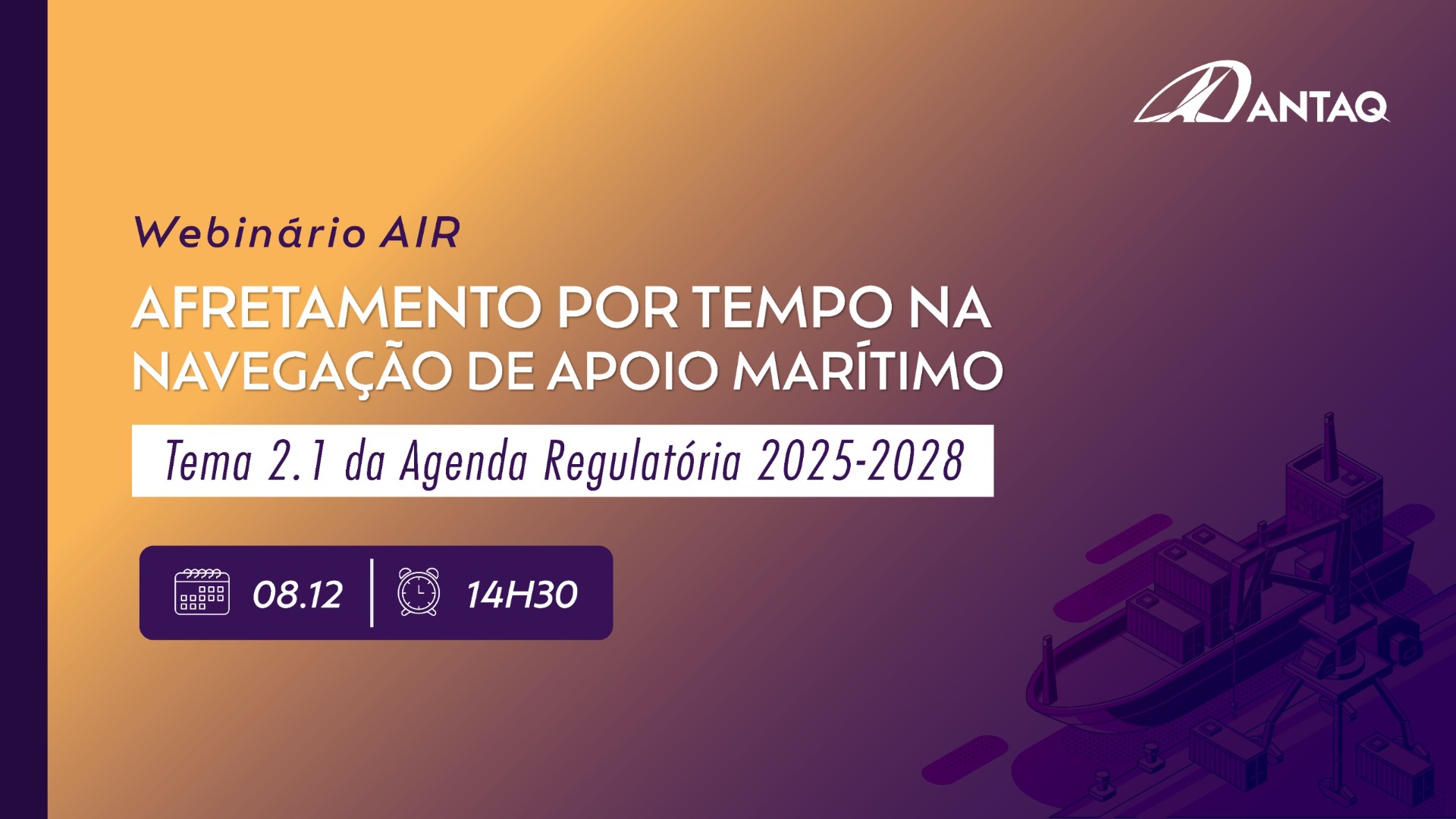 Na ocasião, o relatório de AIR será apresentado de forma detalhada. Contribuições podem ser enviadas até 6 de janeiro de 2026