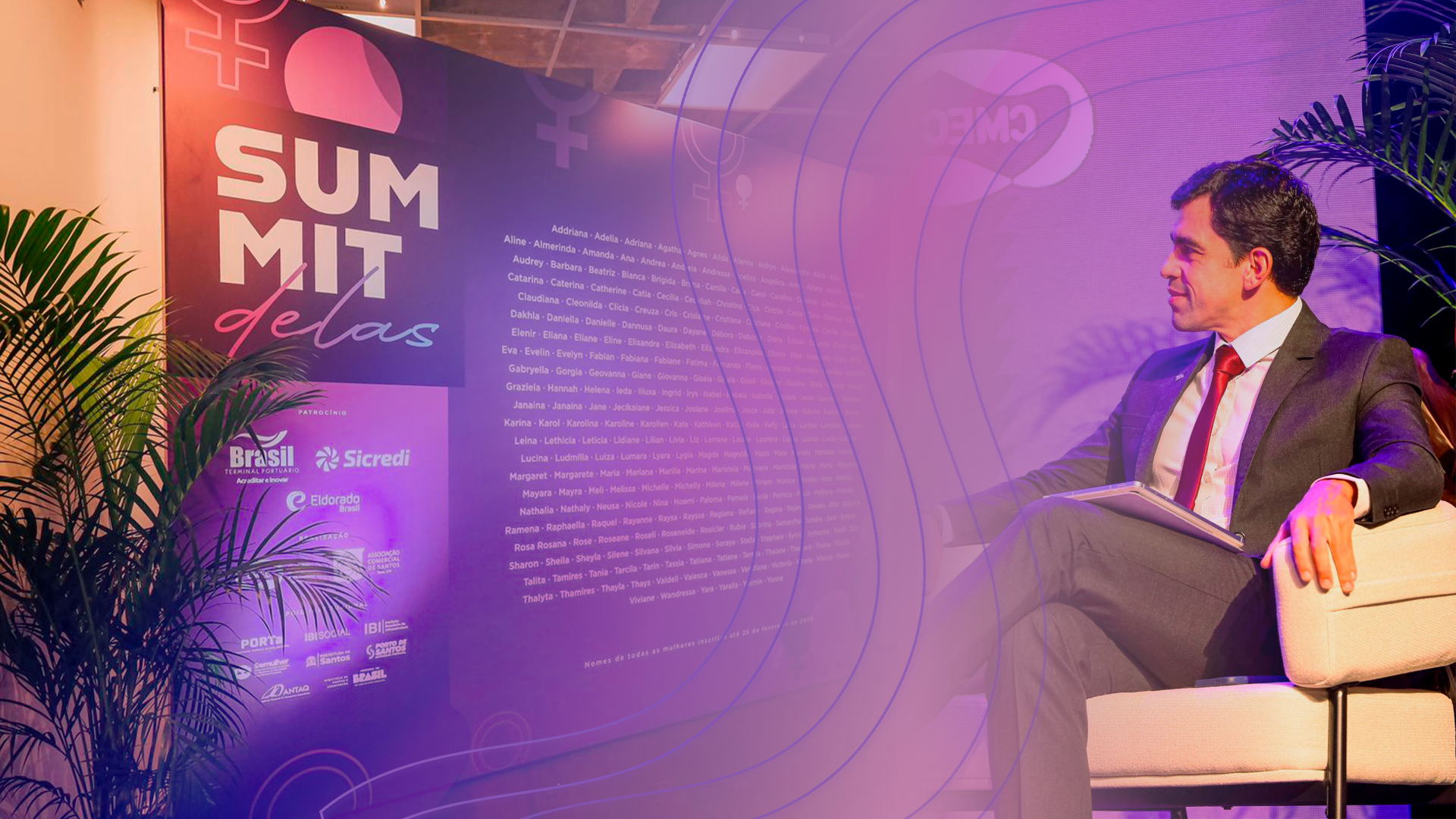 Summit DELAS trouxe visibilidade ao movimento HeForShe, onde palestrantes dão voz às mulheres em posição de decisão, governança e inovação