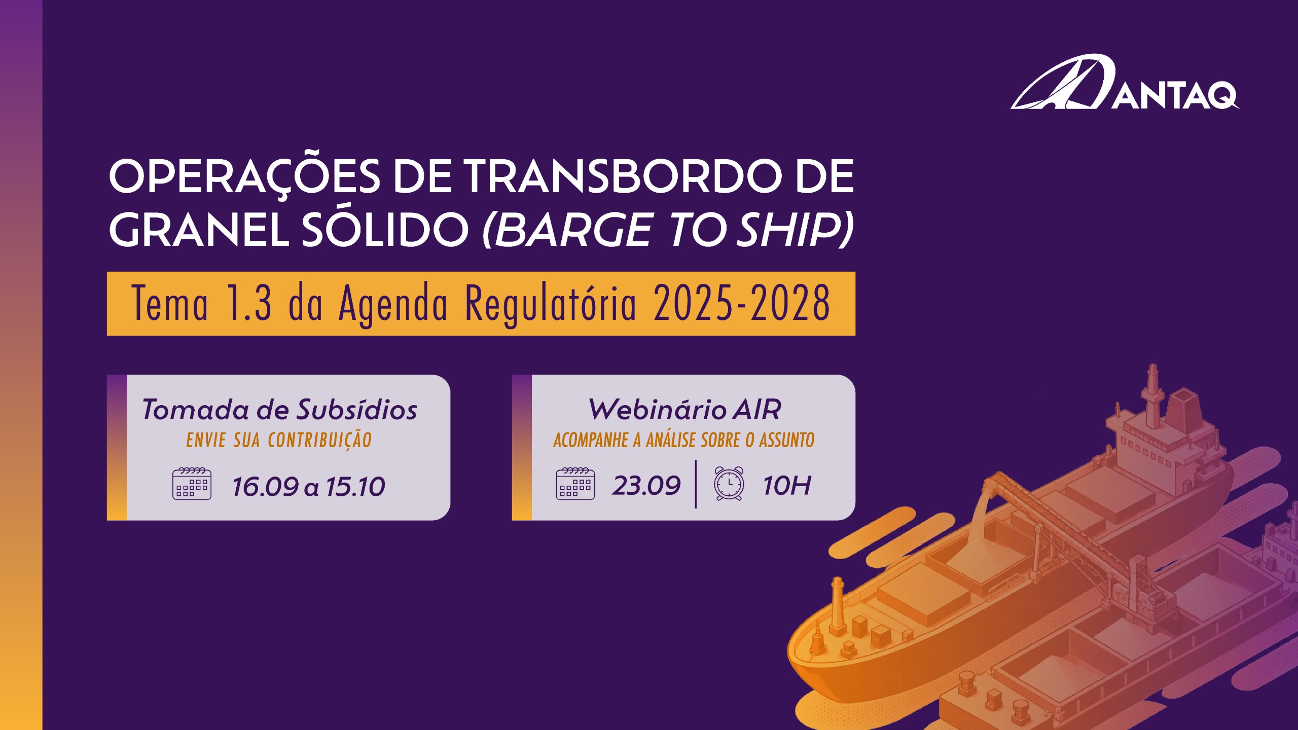 Participação pública começou ontem e vai até 15 de outubro; webinário sobre o tema ocorre no dia 23