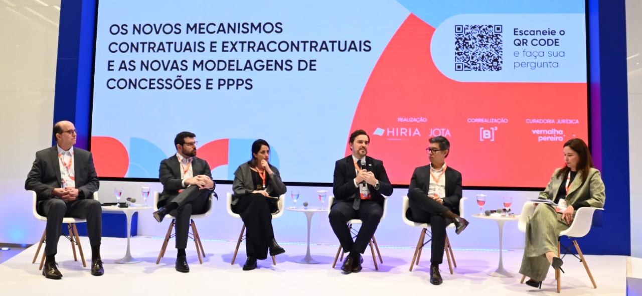 Diretor Marcelo Fonseca representou a Agência em painel sobre novas modelagens de concessões, gestão de riscos, inovação tecnológica e soluções consensuais