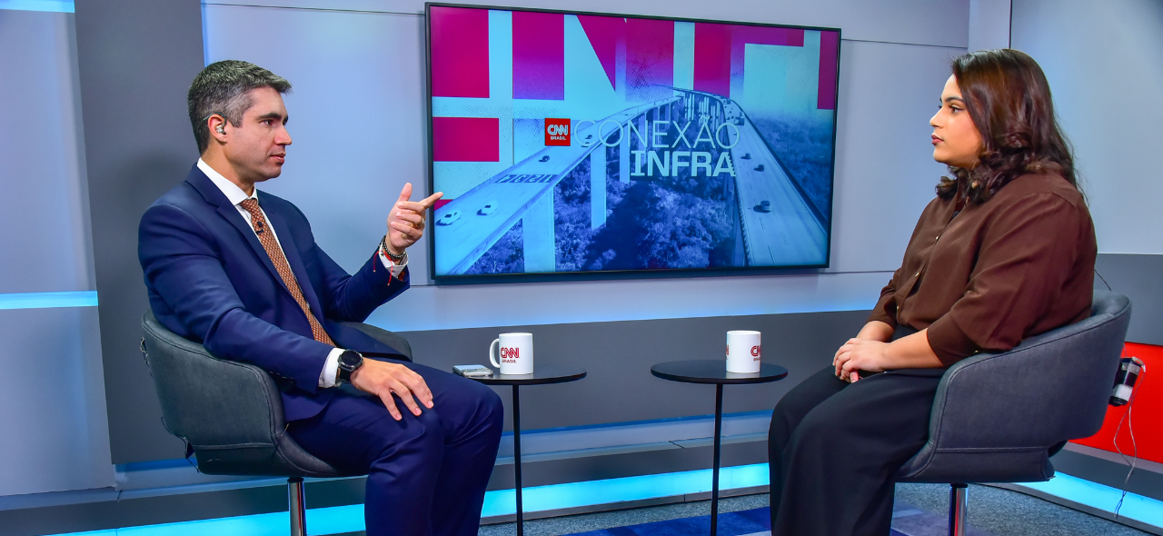 DIretor-Geral da ANTT, Guilherme Theo Sampaio, em entrevista ao programa Conexão Infra da CNN Brasil