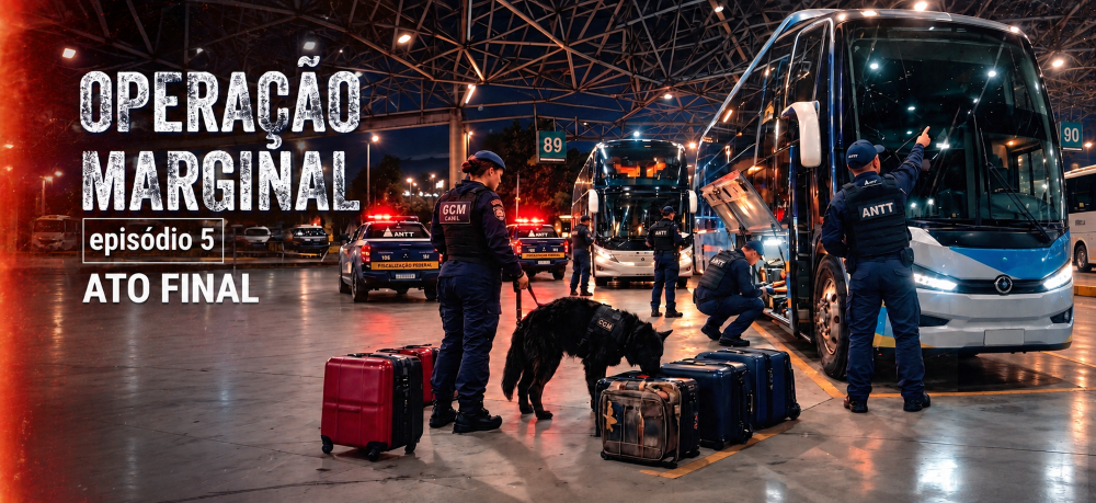 IMAGEM DE ONIBUS PARADOS NA RODOVIARIA