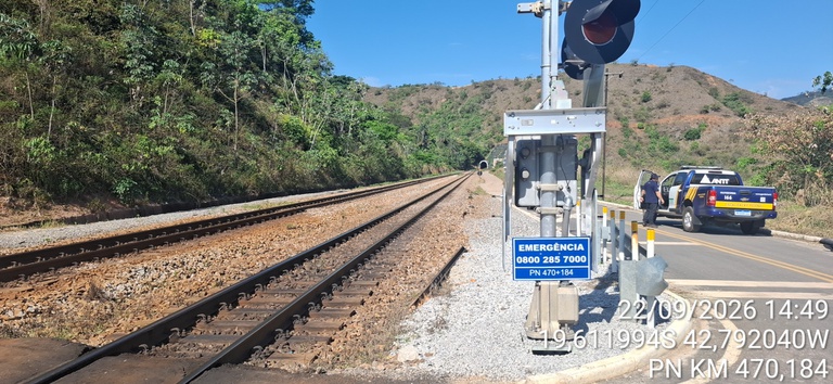 Ação de fiscalização ferroviária da ANTT
