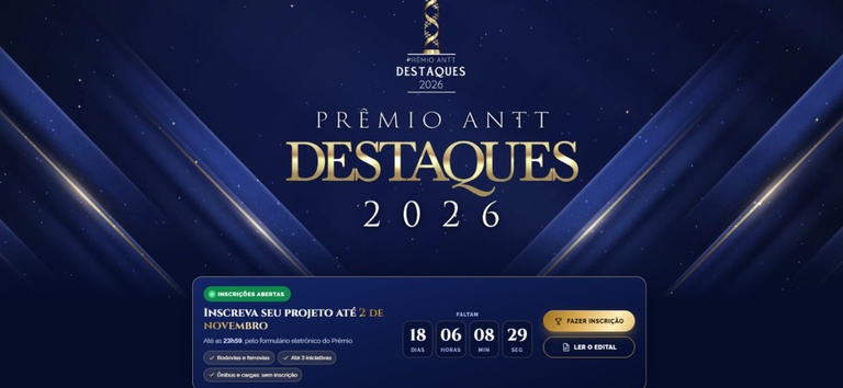 MAGEM DO SITE DO ANTT DESTAQUES