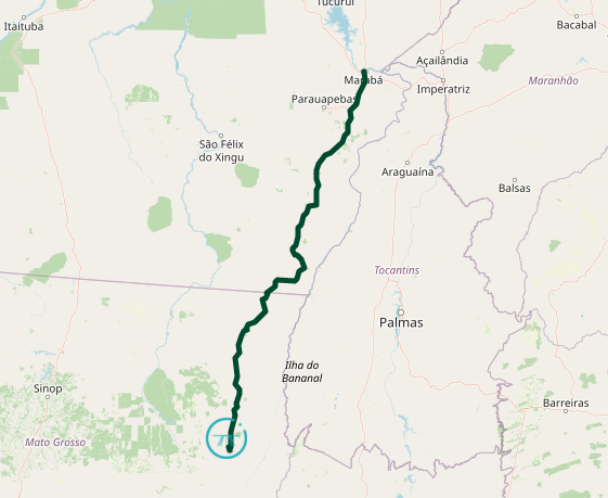 MAPA - BR-158-155-MT-PA