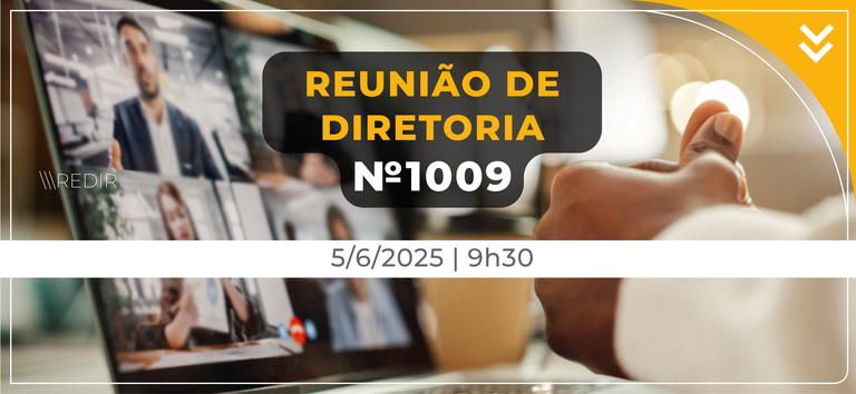 Arte com as informações da 1009ª Redir