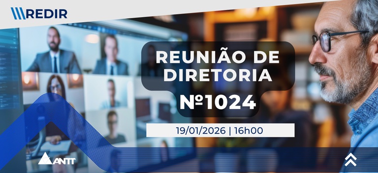 Foto com a arte nova da Redir informando dia e horário