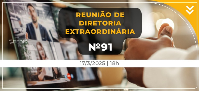 Acompanhe a 91ª Reunião Extraordinária de Diretoria da ANTT (ReDir Extra)