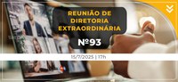 Acompanhe a 93ª Reunião Extraordinária de Diretoria da ANTT (ReDir Extra)