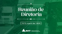Acompanhe a 946ª Reunião de Diretoria da ANTT (ReDir)