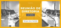 Acompanhe a 973ª Reunião de Diretoria da ANTT (ReDir)