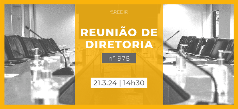 Acompanhe a 978ª Reunião de Diretoria da ANTT (ReDir)
