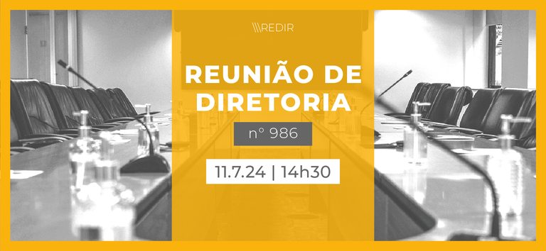 Acompanhe a 986ª Reunião de Diretoria da ANTT (ReDir)