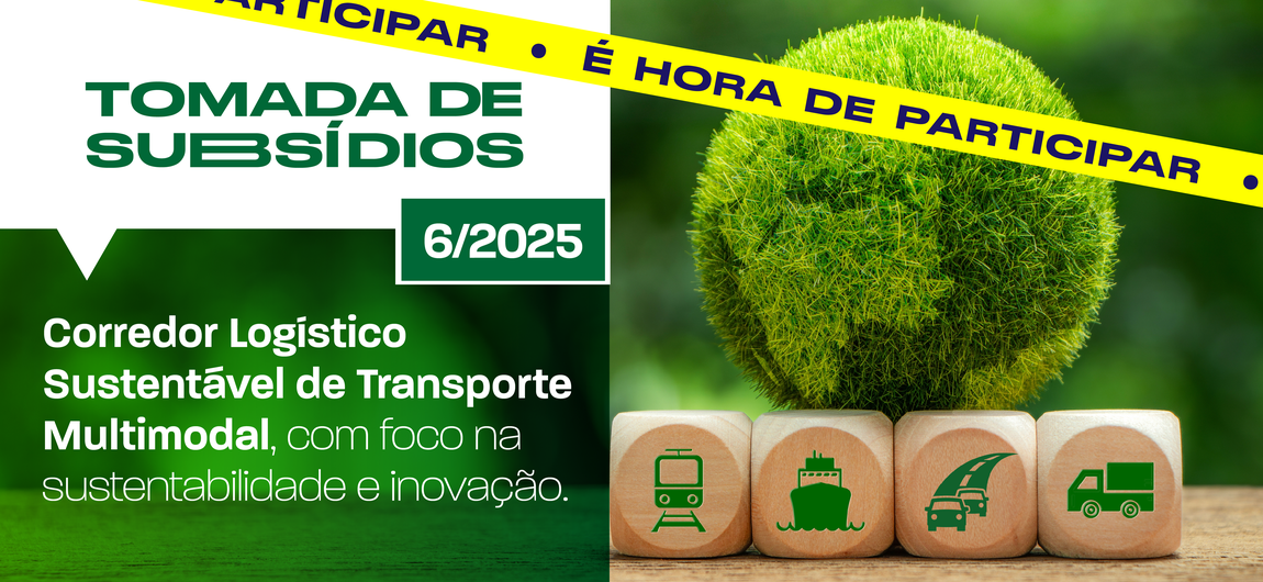 Iniciativa convida sociedade e setor de transportes a contribuírem, até 14/10, com a construção de um modelo pioneiro de corredor multimodal voltado à sustentabilidade, inovação e segurança nas estradas e ferrovias