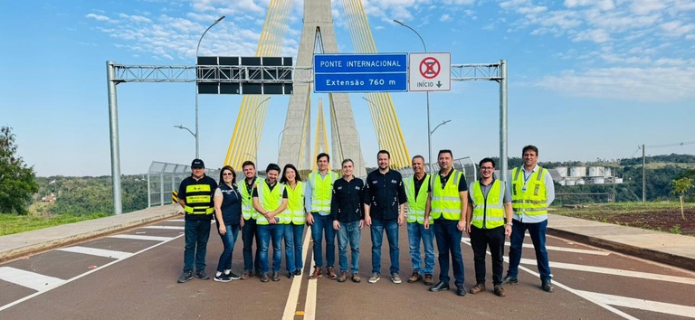 Equipe técnica da ANTT em viagem
