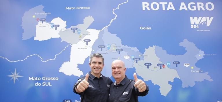 Diretor Alex Azevedo e Diretor-Geral Guilherme Theo Sampaio participam de evento de plano de 100 dias da Rota Agro