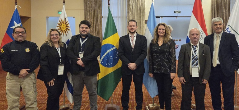 Imagem com representantes da ANTT da Reunião Ordinária da Comissão Técnica do Subgrupo de Trabalho nº 5 (SGT nº 5) – Transporte do Mercosul