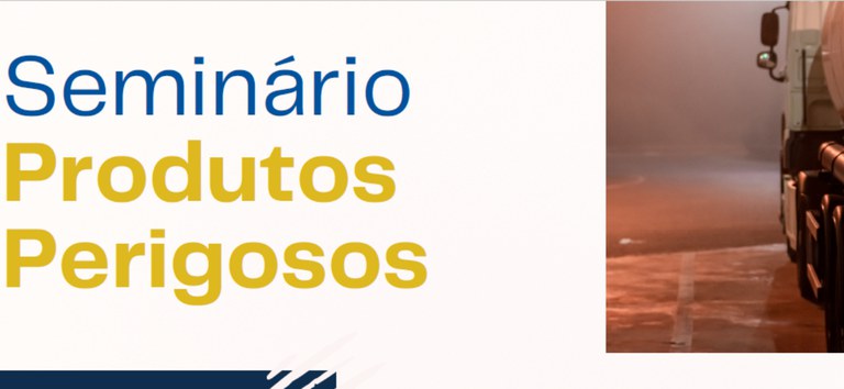 Foto mostrando parte de caminhão carregando produto perigoso