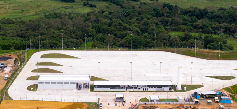 ANTT e CCR RioSP inauguram novo Ponto de Parada e Descanso para Caminhoneiros (PPD) em Itatiaia (RJ), na Via Dutra