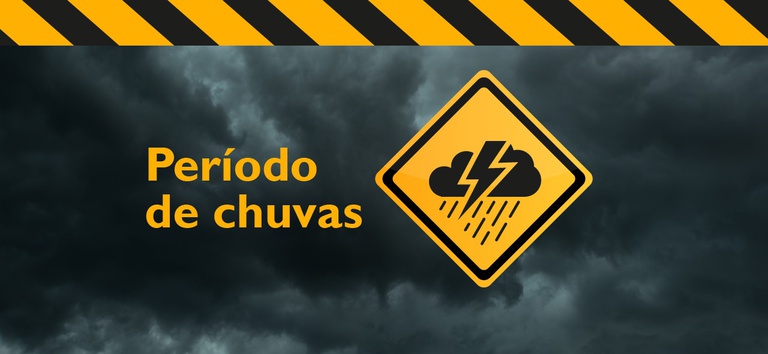 Arte com monitoramento das chuvas ANTT