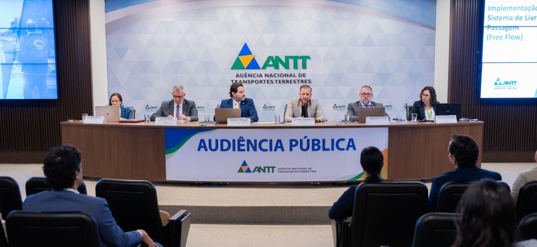 ANTT promove audiência pública e avança na regulamentação do sistema de livre passagem (Free Flow)