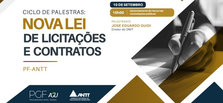ANTT promove palestra sobre gerenciamento de risco nas contratações públicas