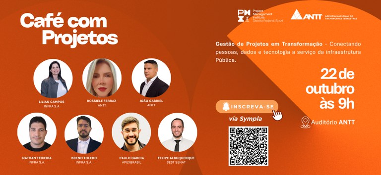 ANTT promove segunda edição do evento “Café com Projetos” em parceria com o PMI-DF