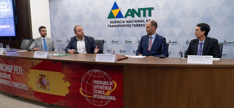 ANTT promove workshop para compartilhar experiências adquiridas no PETI Espanha