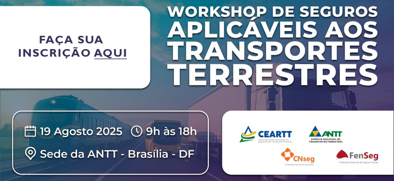 Banner com IDV e informações de divulgação do workshop