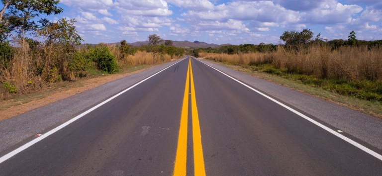 Foto mostrando rodovia federal concedida da ANTT