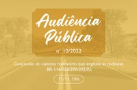 ANTT realiza Audiência Pública sobre a concessão da BR-116/158/290/392/RS