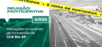 ANTT realiza Reunião Participativa para receber atualizações no contrato da CCR RioSP