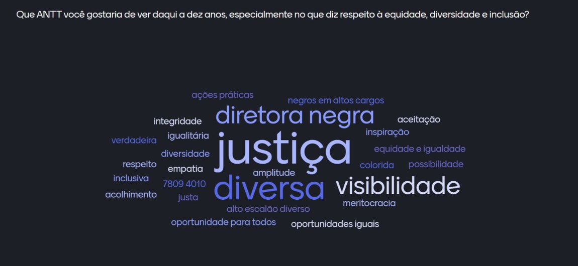 O objetivo foi proporcionar um espaço seguro e acolhedor para as lideranças negras compartilharem suas histórias e opinarem quais medidas podem melhorar a inclusão na ANTT