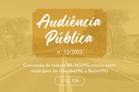 ANTT realiza sessão pública da AP nº 12/2022 nesta quinta-feira (1º/12)