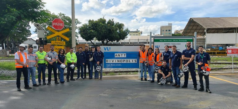 ANTT realiza visita técnica à Ferrovia Centro-Atlântica em Minas Gerais